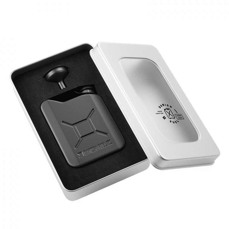 2 x Hip Flasks Danish Fuel