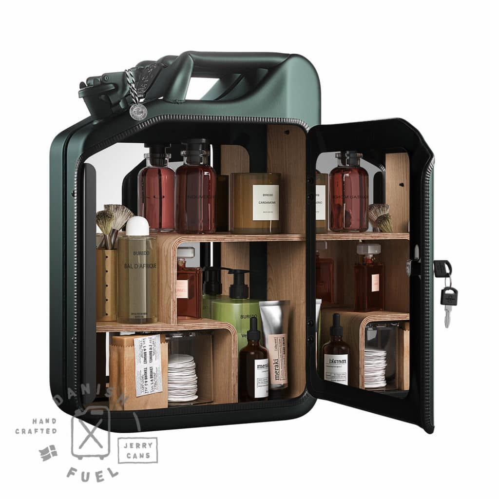 Bathroom Cabinet - Racing Green - Danish Fuel
