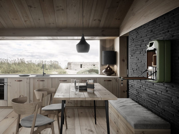 Danish_Fuel_summer_house_army_green_bar_1 kopi